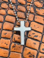 Titanium Cross Pendant