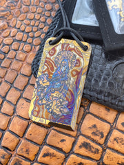 Timascus "Santa Muerte Big In Japan" Compact Cutting Card™