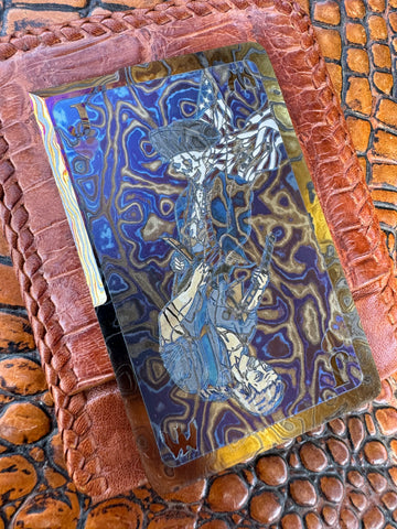 Timascus “2A Patriot Jack" Cutting Card™
