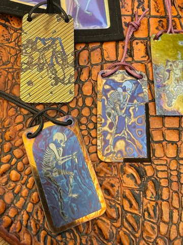 Black Timascus Purple Sneak Reaper Compact Cutting Card™