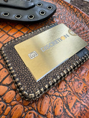 "DISCRETION TI" Cutting Card™