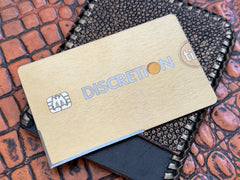 "DISCRETION TI" Cutting Card™