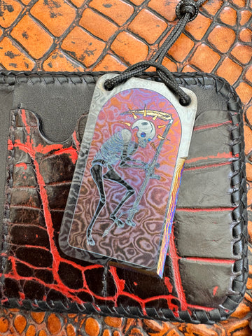 Timascus "La Muerte" Compact Cutting Card™