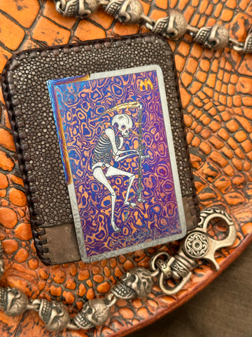 Timascus "La Muerte" Cutting Card™