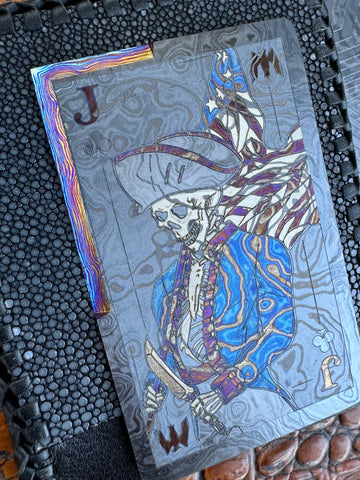 Timascus “250 Patriot Jack" Cutting Card™