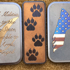 2" Paw Tracks Ti Totem