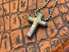 Timascus Cross Pendant