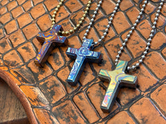 Timascus Cross Pendant