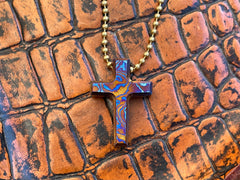 Timascus Cross Pendant