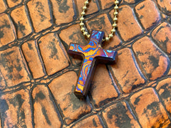 Timascus Cross Pendant