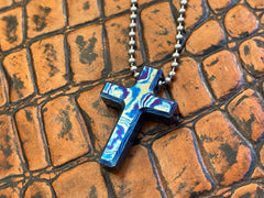 Timascus Cross Pendant