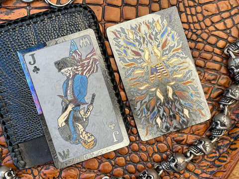 Timascus "Black Jack" Cutting Card™