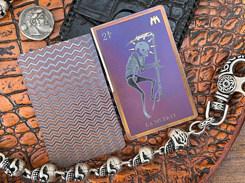 Purple | Black "La Muerte" Cutting Card™
