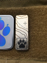 2" Paw Topo Ti Totem